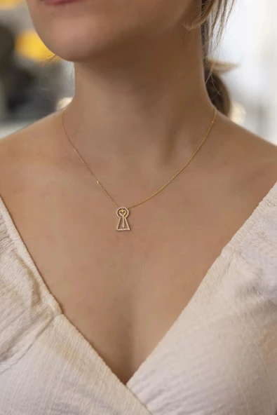 Yiğitbaşı Gold 14 Ayar Fancy Kolye