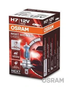 Unıversal Halogen Ampul H7 12v 55w Far %150. Ekstra Aydınlatmalı 64210nl - Osram 64210 Nl - Resim 4