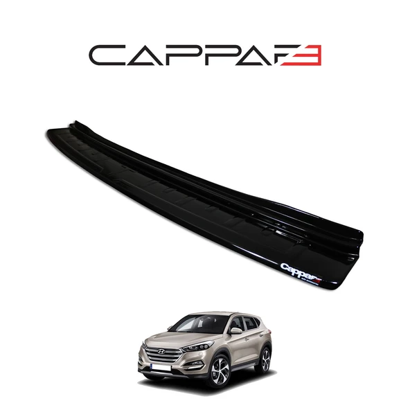 Hyundai Tucson 2018-2020 Yıl Arası Arka Tampon Eşiği Parlak - Resim 3