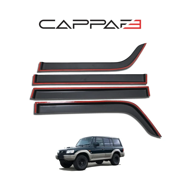 Hyundai Galloper 1997-2003 Yıl Aralığı Yan Cam Rüzgarlık 4 Prç. - Resim 4