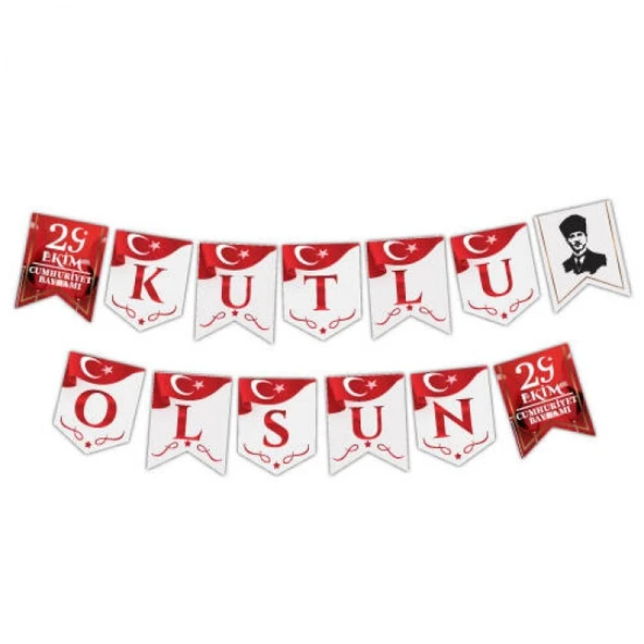 29 Ekim Cumhuriyet Bayramı Süslemesi (Banner ) ürün görseli