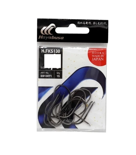 Hayabusa 13071 Kısa Sap Black Nikel Çupra İğnesi 15'li Pk NO:1 - Resim 2
