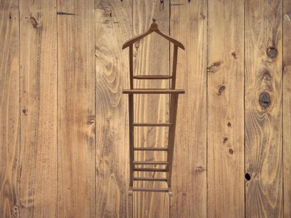 Dilsiz Uşak 2 Li 90534 Havluluklu Model Parlak Ceviz Boyalı El Yapımı - 2