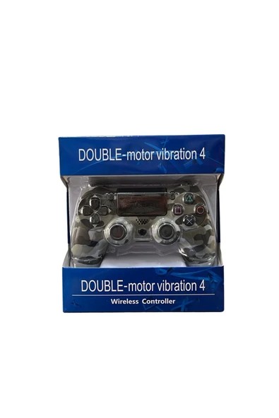 GlrTech P4B Kablosuz Oyun Kolu  Double Motor Titreşimli Şarj Edilebilir PS4 Uyumlu