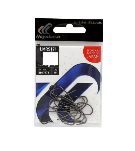 Hayabusa 17171 Kısa Sap Black Nikel Olta İğnesi 15'li Pk NO:3/0 - Resim 2