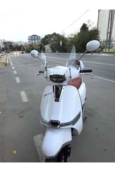 MOTOCAM Küba Bannry Siperlik Ön Cam 2024-2025 Model 43cm Şeffaf Renkli 4mm APARATSIZDIR - Resim 3