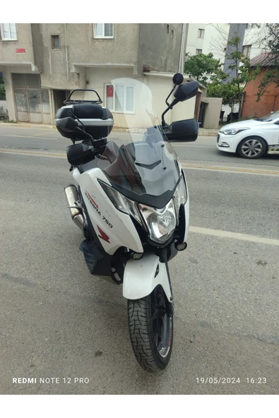 MOTOCAM Honda NC 750 D İntegra Siperlik Ön Cam 2014-2020 Model 68cm Şeffaf Renkli 4mm - Resim 2