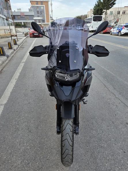 MOTOCAM Bmw F800 GS Siperlik Ön Cam 2023-2025 Model 44cm Füme Renkli 4mm ürün görseli