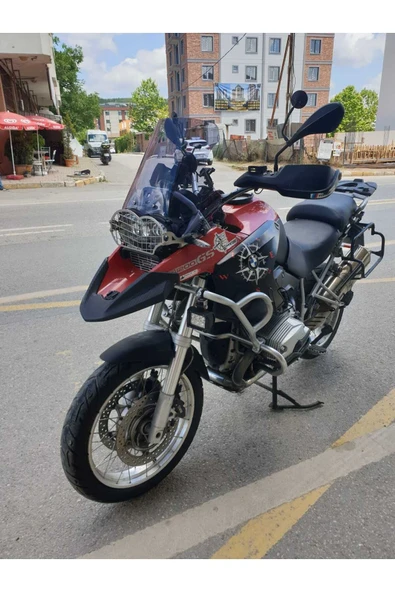 MOTOCAM Bmw R 1200 GS Siperlik Ön Cam 2004-2012 Model 40cm Füme Renkli 4mm ORTA BOYLU CAM - Resim 2