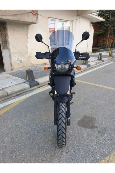 MOTOCAM Bmw F650 GS Siperlik Ön Cam ( 3 Delikli ) 1999-2003 Model 58cm Füme Renkli 4mm ürün görseli