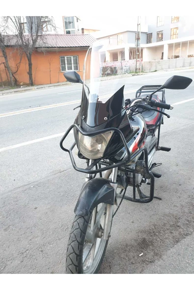 MOTOCAM Honda CBF 150 Siperlik Ön Cam 2005-2017 Model 51cm Şeffaf Renkli 4mm - Resim 2