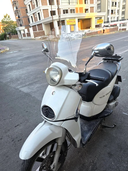 MOTOCAM Aprilia Scarabeo 200 İe Siperlik Ön Cam 35cm 2008-2015 Model Şeffaf Renkli 4mm - Resim 3