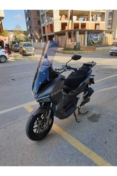 MOTOCAM Falcon Trex 188 Siperlik Ön Cam 2022-2025 Model 78cm Füme Renkli 4mm UZUN CAM - Resim 3