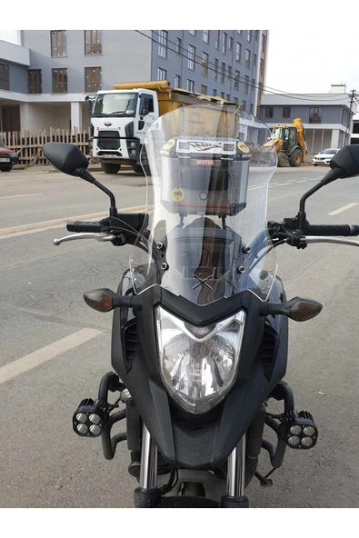 MOTOCAM Honda NC 700 750 X Siperlik Ön Cam 2012-2015 Model 59cm Şeffaf Renkli 4mm UZUN CAM ürün görseli