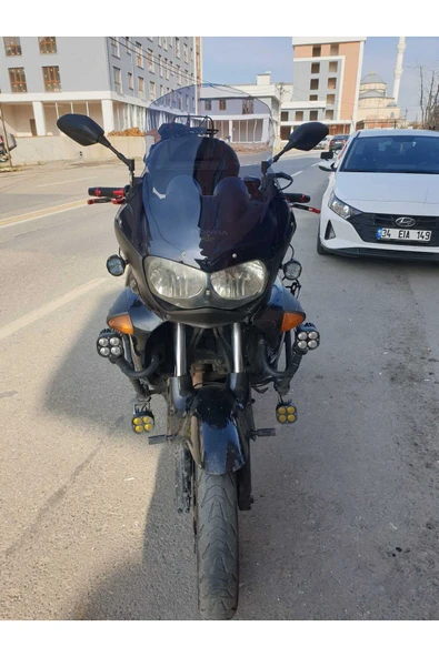 MOTOCAM Honda Varadero Mk.1 Siperlik Ön Cam 1999-2003 Model 54cm Füme Renkli 4mm ürün görseli