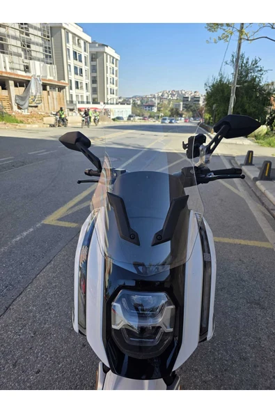 MOTOCAM Dofern JDF 250 T Siperlik Ön Cam 2024-2025 Model 60cm Şeffaf Renkli 4mm UZUN CAM ürün görseli