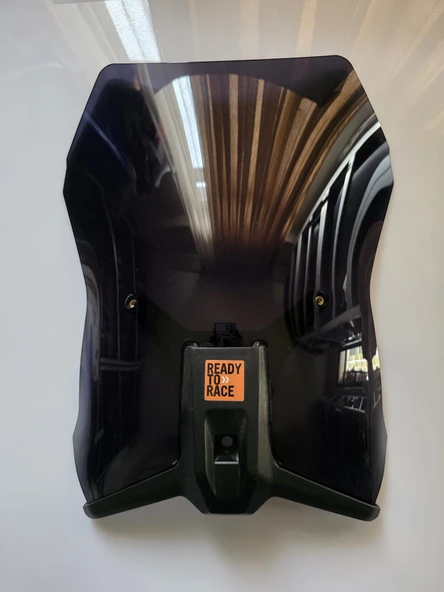 MOTOCAM KTM Duke 250-390 Siperlik Ön Cam 2013-2023 Model 44cm Siyah Renkli ORİJİNAL BOYLU - Resim 2