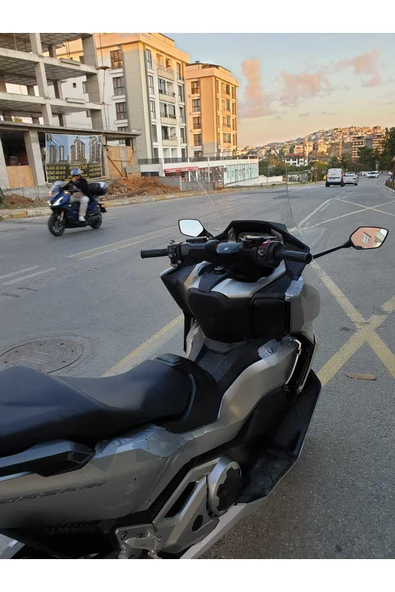 MOTOCAM Honda Forza NSS 750 Siperlik Ön Cam 2021-2023 Model 60cm Şeffaf Renkli 4mm - Resim 2