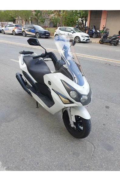 MOTOCAM Daelim S3 Advance Siperlik Ön Cam 2010-2018 Model 77cm Şeffaf Renkli 4mm - Resim 3