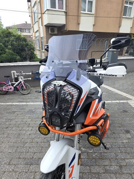 MOTOCAM KTM 1290 Super Adventure Siperlik Ön Cam 2021-2025 Model 41cm Füme Renkli - Resim 3