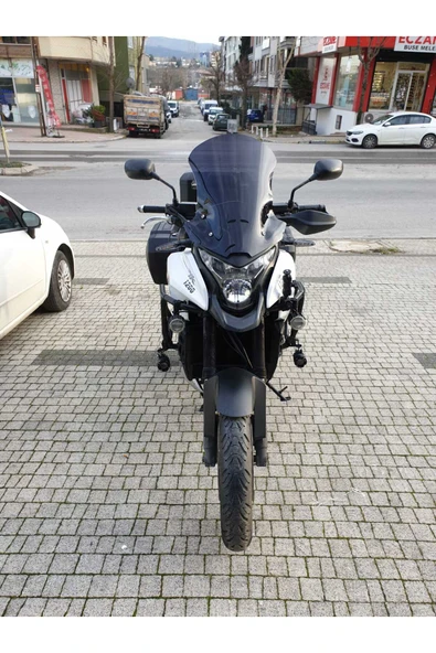 MOTOCAM Honda VFR 1200 Siperlik Ön Cam 2012-2015 Model 50cm Siyah Renkli 4mm ürün görseli