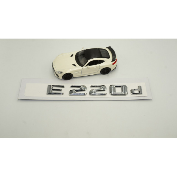 E220d Bagaj Krom Metal 3M 3D Yazı Logo - Resim 2