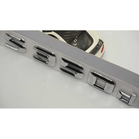 S350d Bagaj Krom Metal 3M 3D Yazı Logo - 5