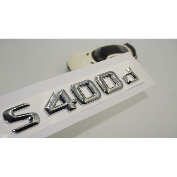 S400d Bagaj Krom Metal 3M 3D Yazı Logo