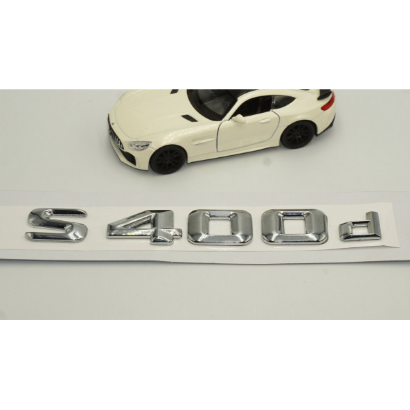 S400d Bagaj Krom Metal 3M 3D Yazı Logo - 3