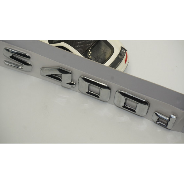 S400d Bagaj Krom Metal 3M 3D Yazı Logo - 5