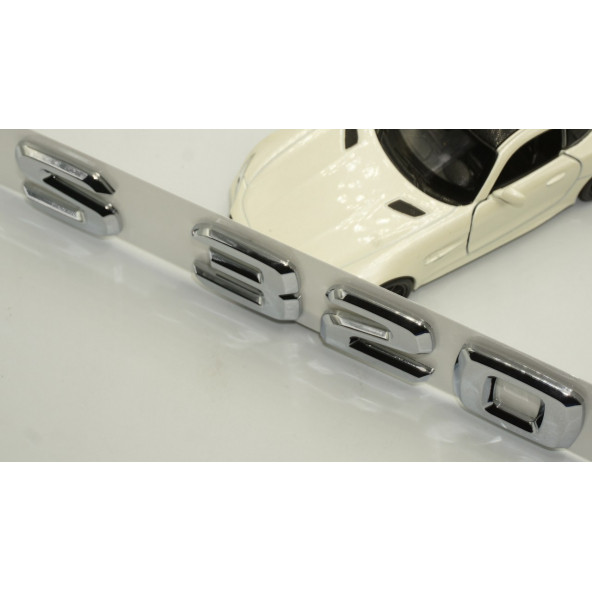 S320 Bagaj Krom ABS 3M 3D Yazı Logo - 4