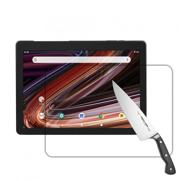 Vestel  V Tab Z1 10.1 inç Tablet için Kırılmaz Nano Cam Ekran Koruyucu - 3