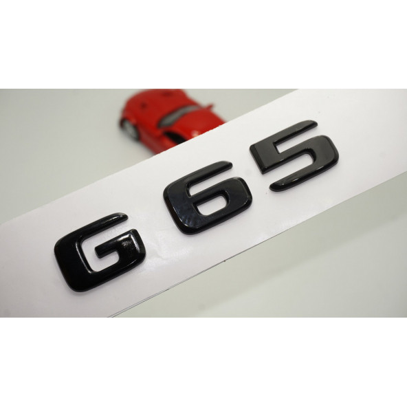 G65 Bagaj Parlak Siyah ABS 3M 3D Yazı Logo