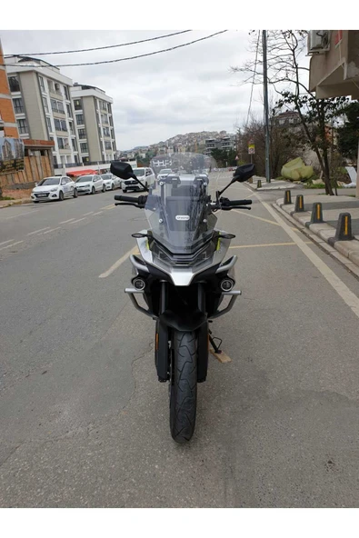 MOTOCAM CF MOTO 800 MT Siperlik Ön Cam 2022-2025 Model 57cm Şeffaf Renkli 4mm UZUN CAM ürün görseli