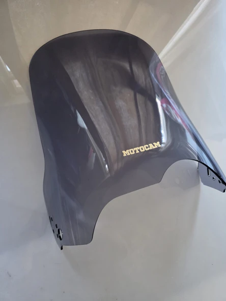 MOTOCAM Bmw R 1150 GS Siperlik Ön Cam 1999-2004 Model 49cm Füme Renkli 4mm - Resim 2