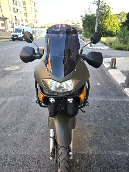 MOTOCAM Honda Transalp XL 650 Siperlik Ön Cam 2000-2008 Model 54cm Siyah Renkli 4mm ürün görseli