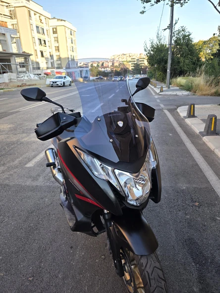 MOTOCAM Honda NC 750 D İntegra Siperlik Ön Cam 2014-2020 Model 68cm Füme Renkli 4mm - Resim 2