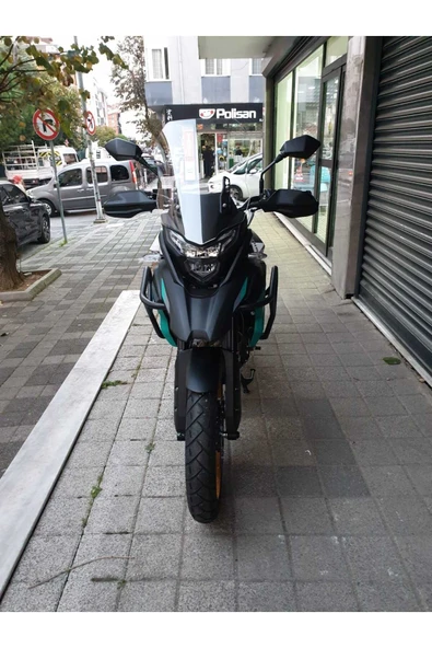 MOTOCAM Kove 510 X Siperlik Ön Cam 2025 Model 53cm Şeffaf Renkli 4mm ürün görseli