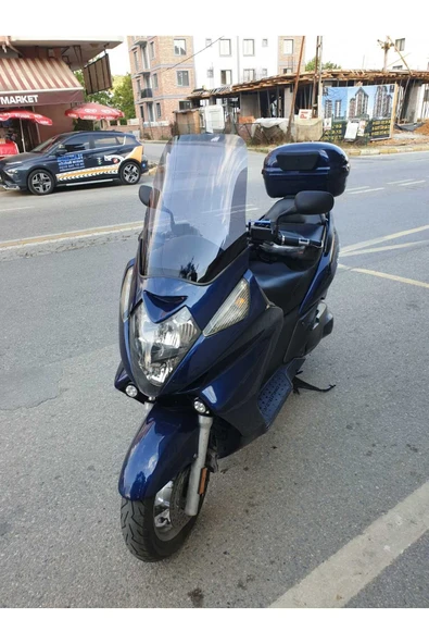 MOTOCAM Honda Silverwing SWT 400 Siperlik Ön Cam 2006-2009 Model 52cm Füme Renkli 4mm - Resim 3