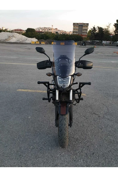 MOTOCAM Honda NC 700 750 S Siperlik Ön Cam 2012-2020 Model 50cm Füme Renkli 4mm ORTA BOYLU CAM ürün görseli