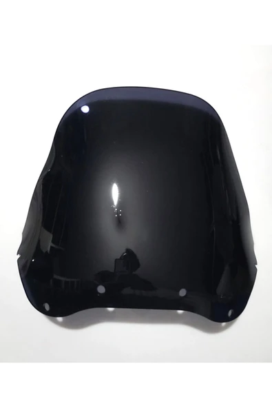 MOTOCAM Honda Afrika Twin XRV 750 Siperlik Ön Cam 1998-2003 Model 38cm Siyah Renkli 4mm - Resim 3