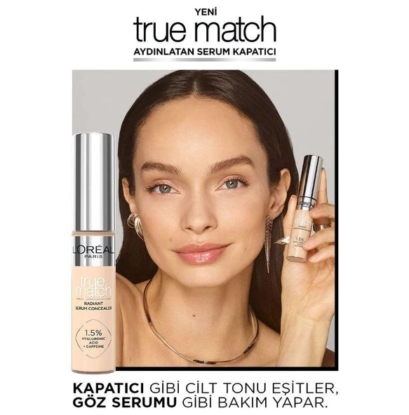 L'Oreal Paris True Match Aydınlatan Serum Kapatıcı - 4D Light Medium 11 Ml - 3