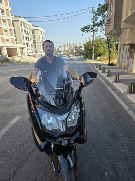 MOTOCAM Bmw C 650 GT Siperlik Ön Cam 2011-2016 Model 75cm Şeffaf Renkli 4mm - Resim 2