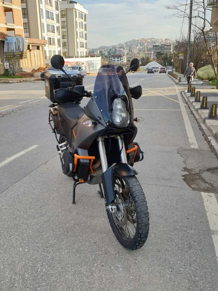 MOTOCAM KTM 990 Adventure Siperlik Ön Cam 2015-2018 Model 52cm Siyah Renkli 4mm - Resim 2