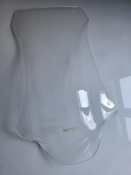 MOTOCAM Honda X-ADV 750 Siperlik Ön Cam 2017-2020 Model 70cm Şeffaf Renkli 4mm UZUN CAM - Resim 3