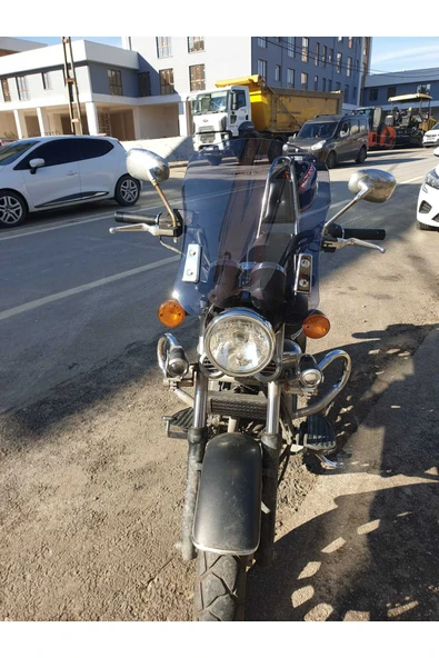 MOTOCAM Küba Süperlight Siperlik Ön Cam 2008-2016 Model 53cm Füme Renkli 4mm APARATSIZDIR - Resim 3