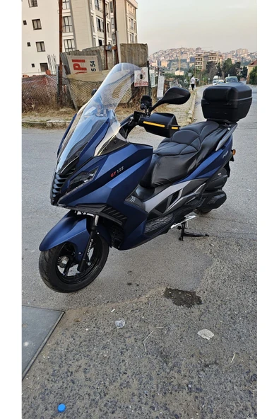 MOTOCAM Arora GT 125 250 Siperlik Ön Cam 2023-2025 Model 83cm Şeffaf Renkli 4mm UZUN CAM - Resim 3