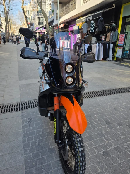 MOTOCAM KTM 950-990 Adventure KİT RALLY Replikaa Siperlik Ön Cam 51cm Füme Renkli 4mm - Resim 2