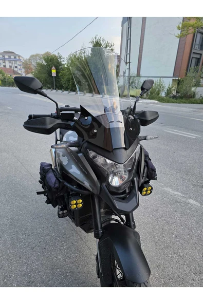 MOTOCAM Honda VFR 1200 Siperlik Ön Cam 2012-2015 Model 58cm Şeffaf Renkli 4mm - Resim 2