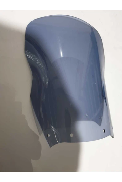 MOTOCAM Kawasaki KLE 500 Siperlik Ön Cam 1991-2004 Model 45cm Füme Renkli 4mm UZUN CAM - Resim 2